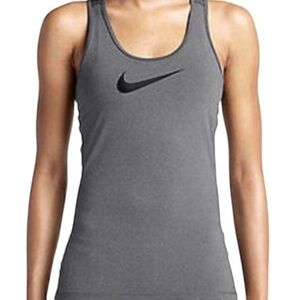 Nike Pro Grey Racerback Tank size Medium